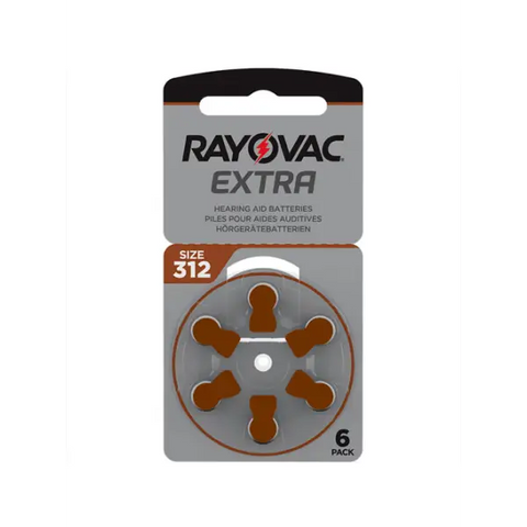 Hörapparatsbatterier Rayovac Extra 13 / Royovac 312