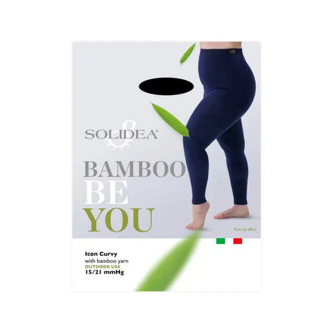 Solidea Be You Icon Curvy Leggings Bamboo - Svart / 1S - XL