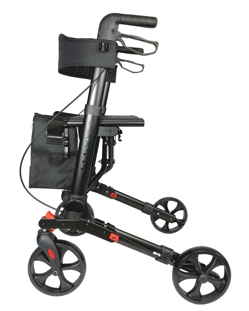 Hopvikbar rollator Black Panther Compact - Mobilex