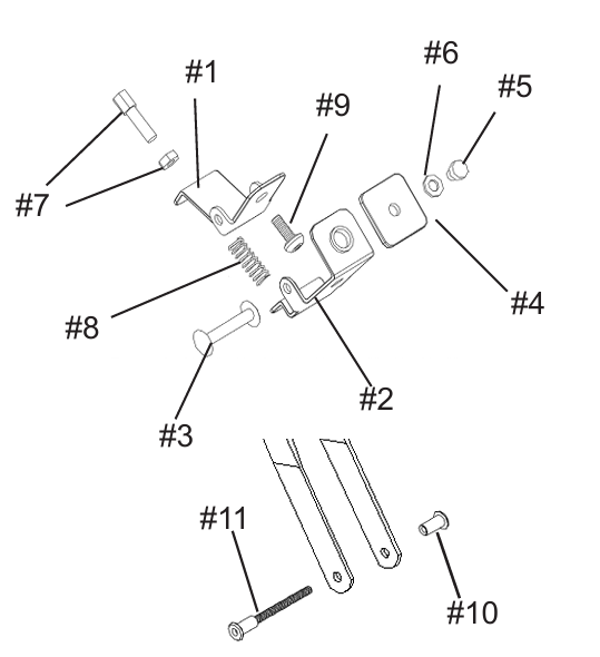 Varaosajarrusarja Carl-Oskar- ja Rebel-kävelijöille