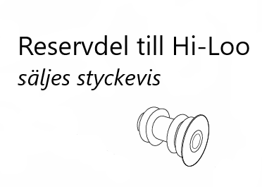 Etac Toalettsitsförhöjare Hi-Loo med fast montering