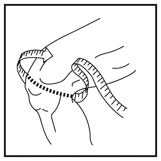 Aqtivo Elastic - Knäortos med patellapad