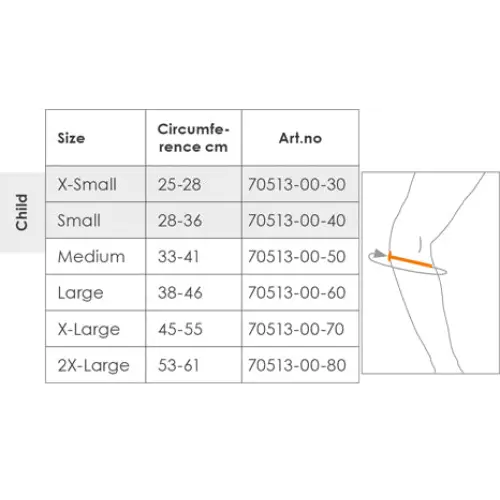 Lilla Lux knäskydd - Ortoser Stöd & Skydd - Trygga