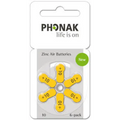 Phonak hörapparatsbatterier - + 10 (gul) - Hörapparat