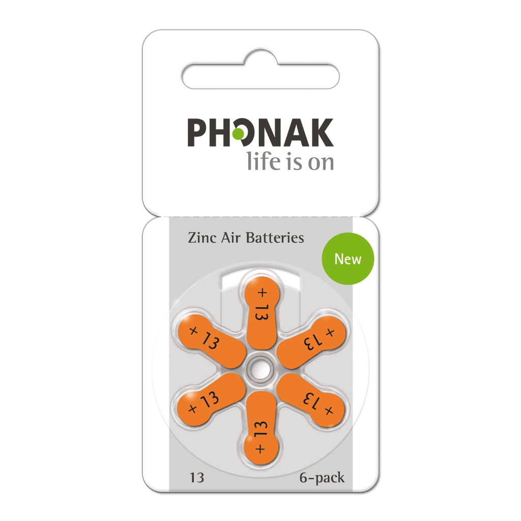 Phonak hörapparatsbatterier